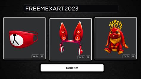 6 New Roblox Promo Codes 2023 All Free Robux Items In January Event 6 New Roblox Promo Codes 2023 All Free Robux Items In January Event
