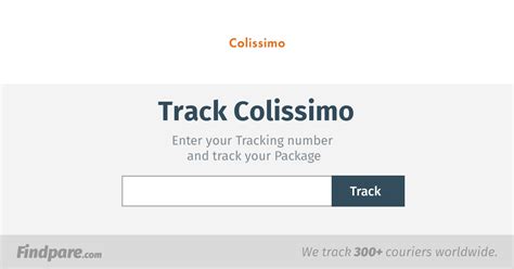 Colisimo Tracking