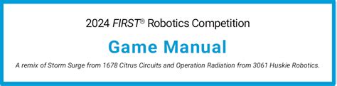 5 FRC Game Manual Tips