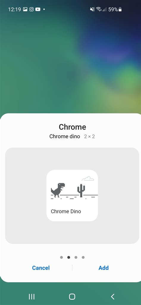 How To Add Google S Chrome Dino Game Widget To Your Home Screen How To Add Google S Chrome Dino Game Widget To Your Home Screen