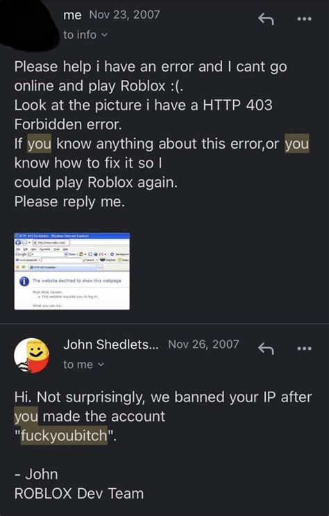 My Roblox Ban When I Was 9 Years Old And Didn T Speak Much English Lmao My Roblox Ban When I Was 9 Years Old And Didn T Speak Much English Lmao
