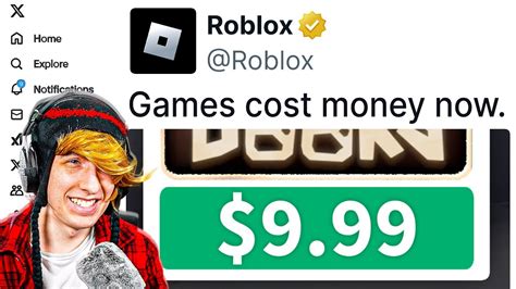 Roblox Costs Money Now Youtube Roblox Costs Money Now Youtube